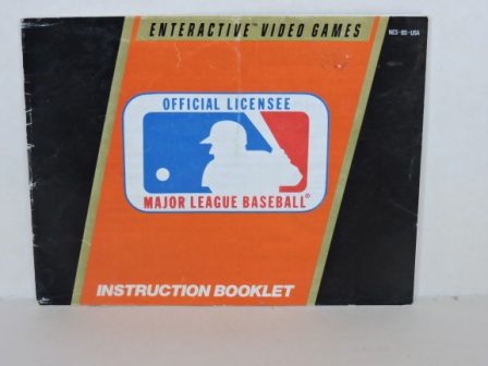 Major League Baseball - NES Manual